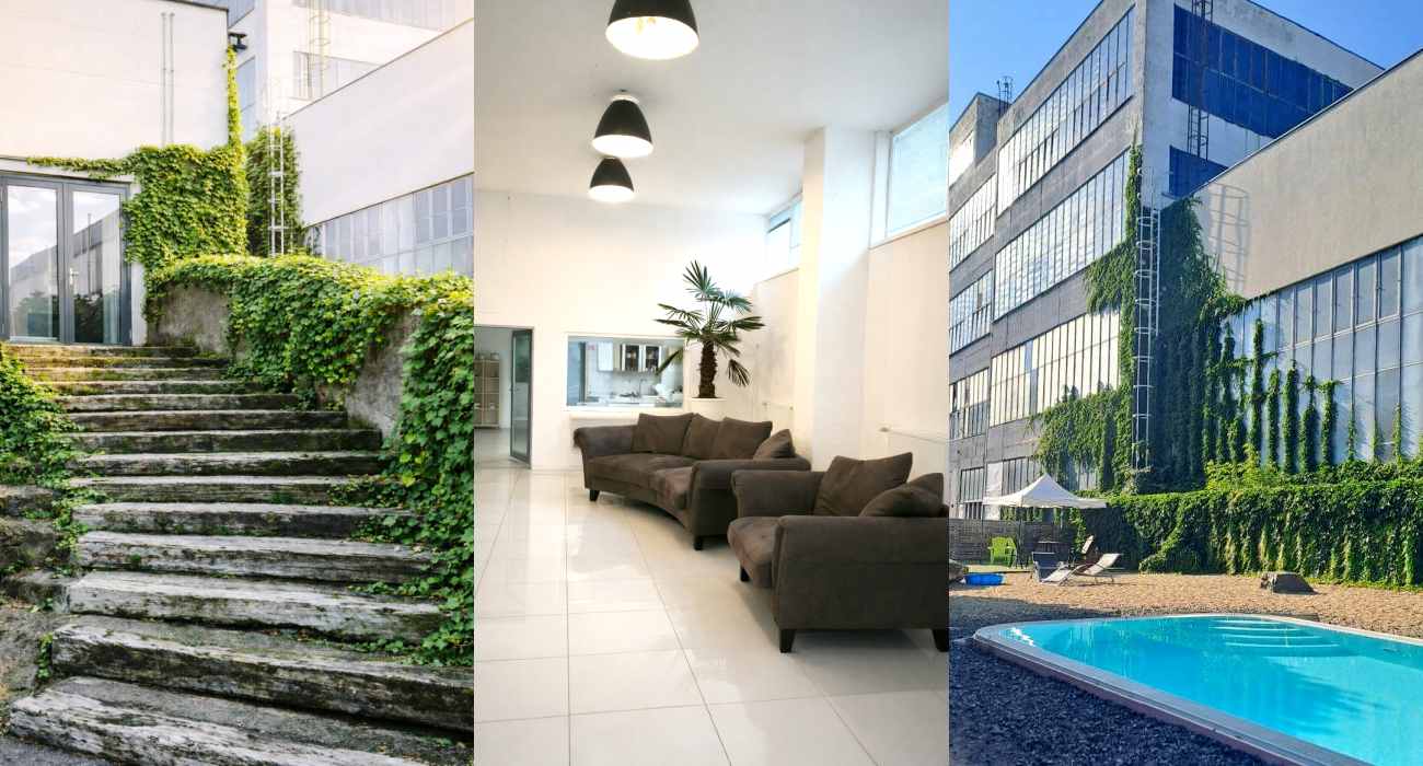 Industriálna budova v meste Malacky, v ktorej je retreat centrum pre kurz liečebného hladovania