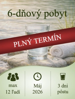 6-dňový pobyt, 12. 5. – 17. 5. 2026