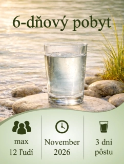 6-dňový pobyt, 3. 11. – 8. 11. 2026